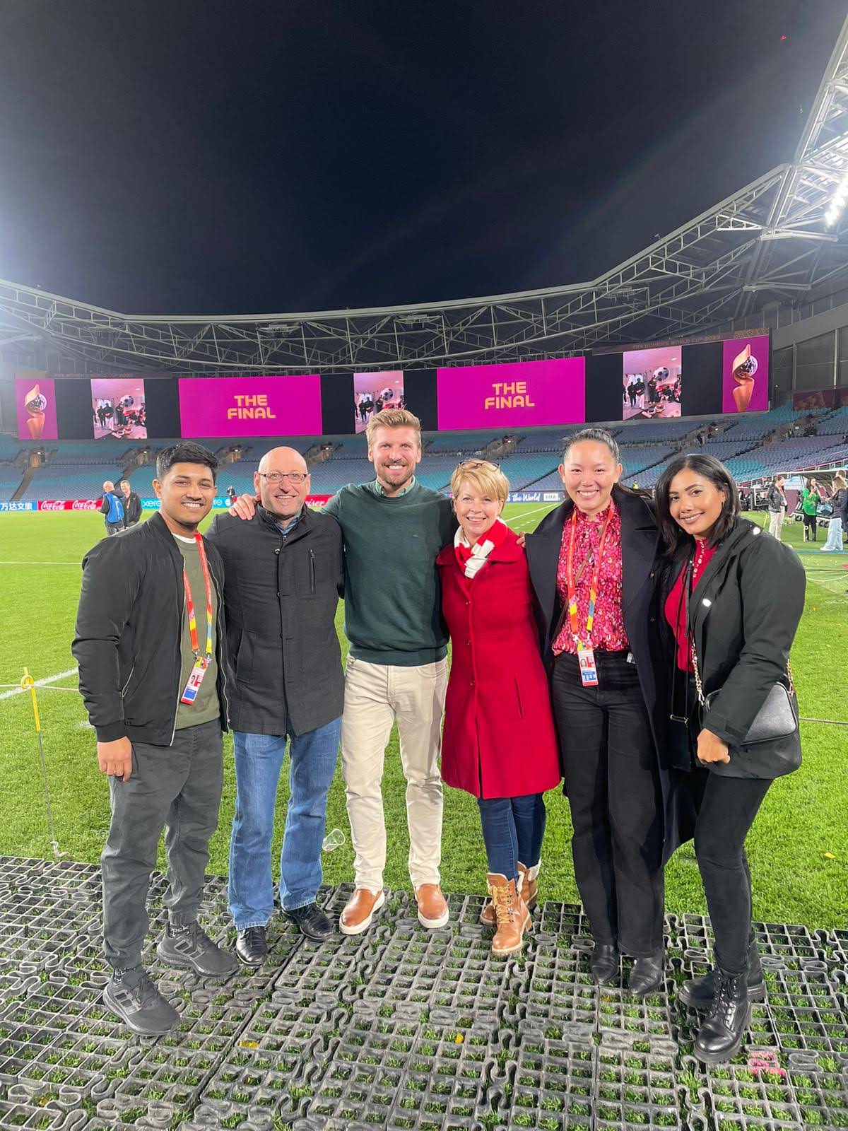 FIFA Women's World Cup 2023 Final — medical team on the pitch
